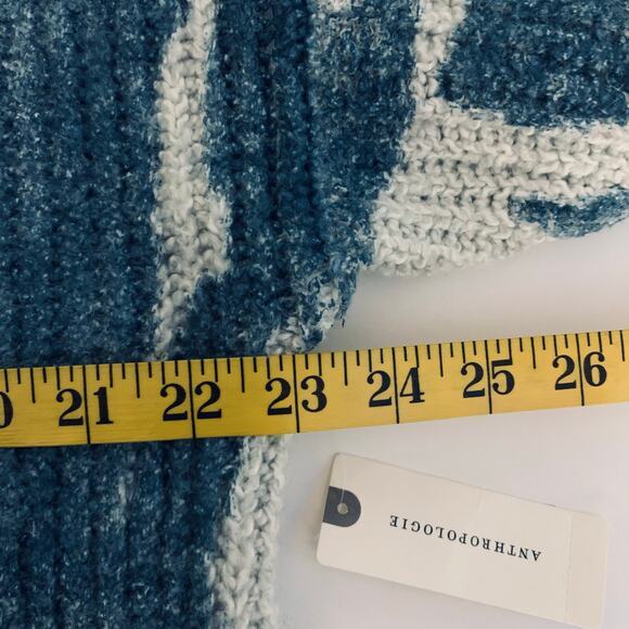 PILCRO ANTHROPOLOGIE SPOTTED‎ TURTLE COWL NECK OVERSIZED KNIT RIBBED NWT - Picture 13 of 14